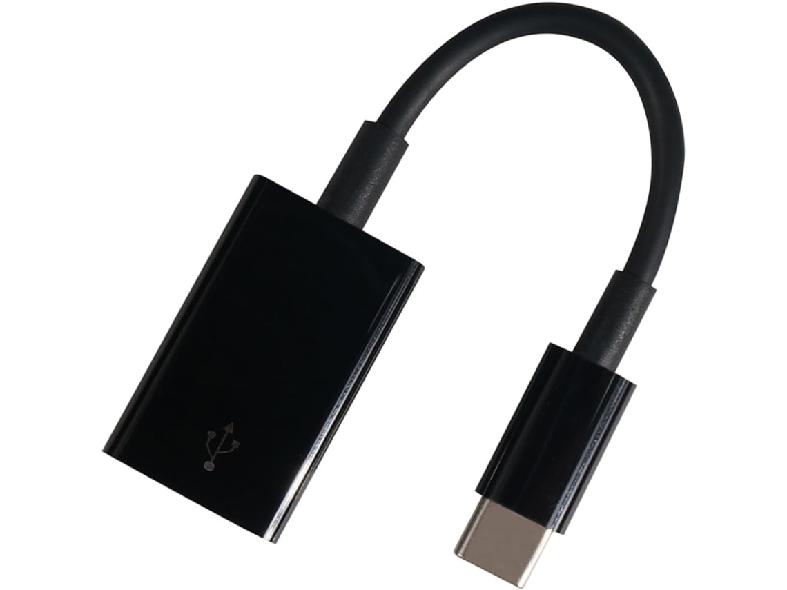 Adaptador Usb-c Para Usb Otg Pc, Preto, Dados E Conexão.