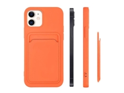 Capa Lmobile Samsung Galaxy S21 Plus com Porta Cartão Silicone Cor-De-Rosa