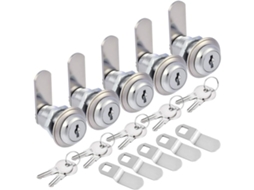 Fechaduras De Came Para Armário Com Trava, 1- 1/ 8 Polegadas, Conjunto De 5 Unidades
