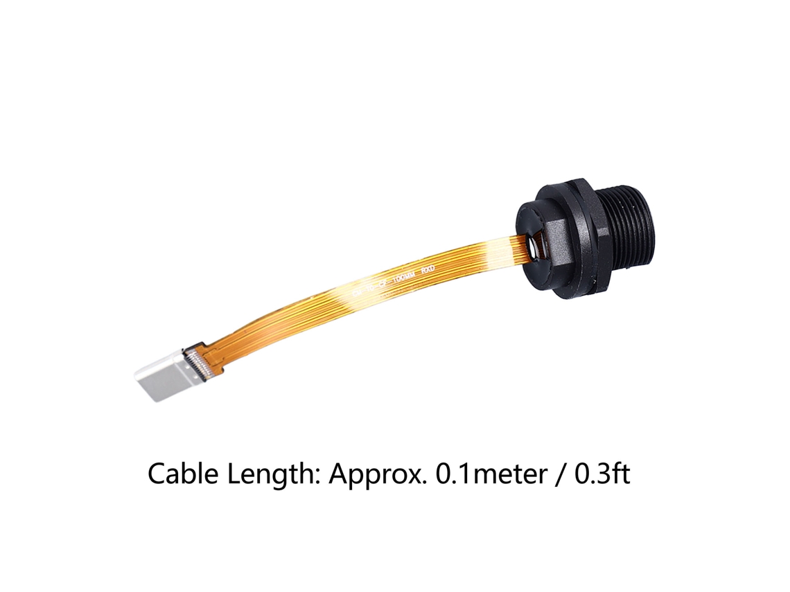 Laxiscreed Adaptador De Carga Type C 3.1 Macho Com Fio 0,1m Para Indústria