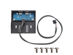 Unidade De Disquete Com Cabo De Cobre Estanhado De 9 Pinos E 2 Portas Usb 2.0 De 3,5 Polegadas, Painel Frontal Brilvibera