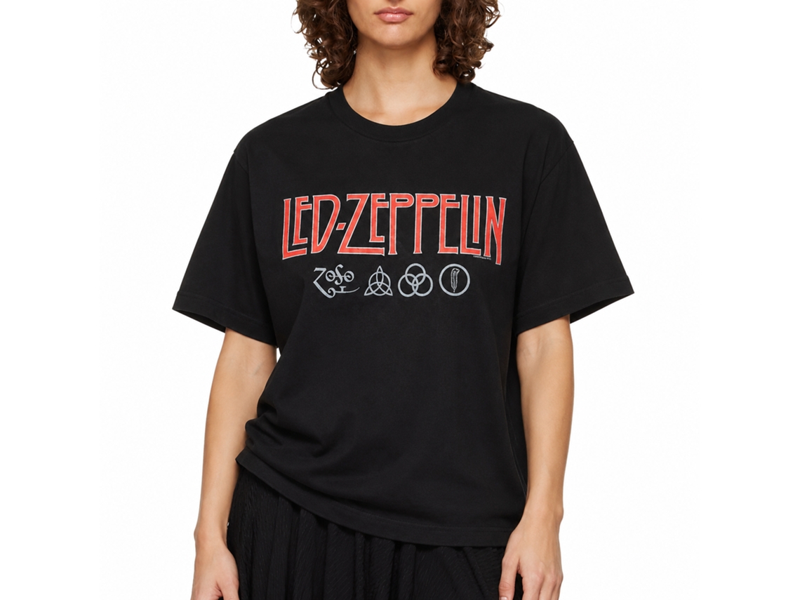 Led Zeppelin Logo Symbols T-shirt Unisex Adults Size:xl