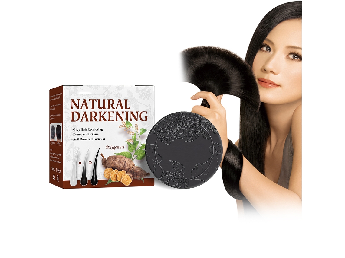 Jabón De Champú Oscurecedor De Cabelo De Polygonum Multiflorum Jabón Natural Para O Cabelo