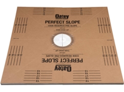 Chuveiro Pré-inclinado Oatey 41640 Com Revestimento Cerâmico, 101,6 X 101,6 Cm