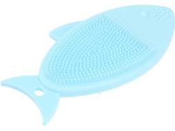 Conjunto Wooneky Com 2 Escovas De Banho Portáteis Silicone Estampa Peixe