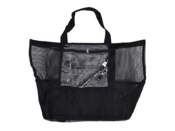 Bolsa de Praia Oversized em Malha e Oxford 600d S/MARCA