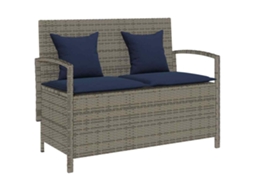Garden Storage Bench, Garden Storage Benches Vidaxl Cinzeto Rattan / Vime (n/a)