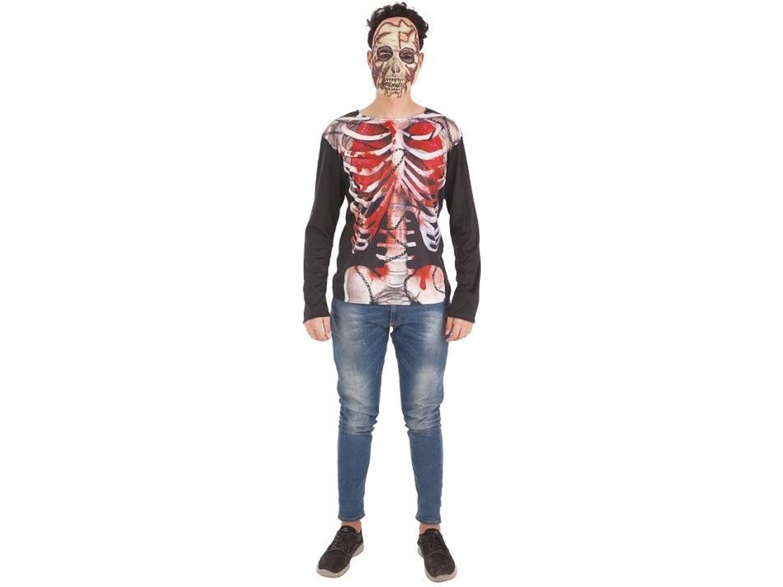 Fato Unisexo TOPDISFARCES Camisola de Esqueleto (Tam: L)