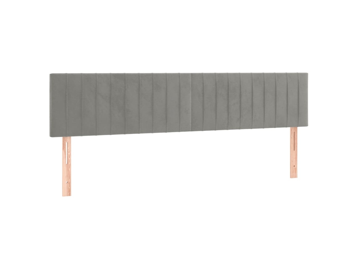Headboard, Headboards Vidaxl Cinzeto Veludo (200 Cm)
