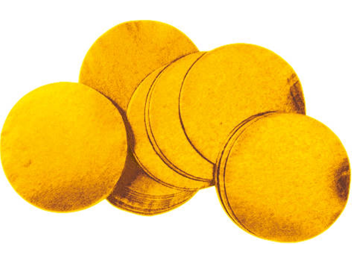 Confetti TCM 55x55mm, Dourado, 1kg