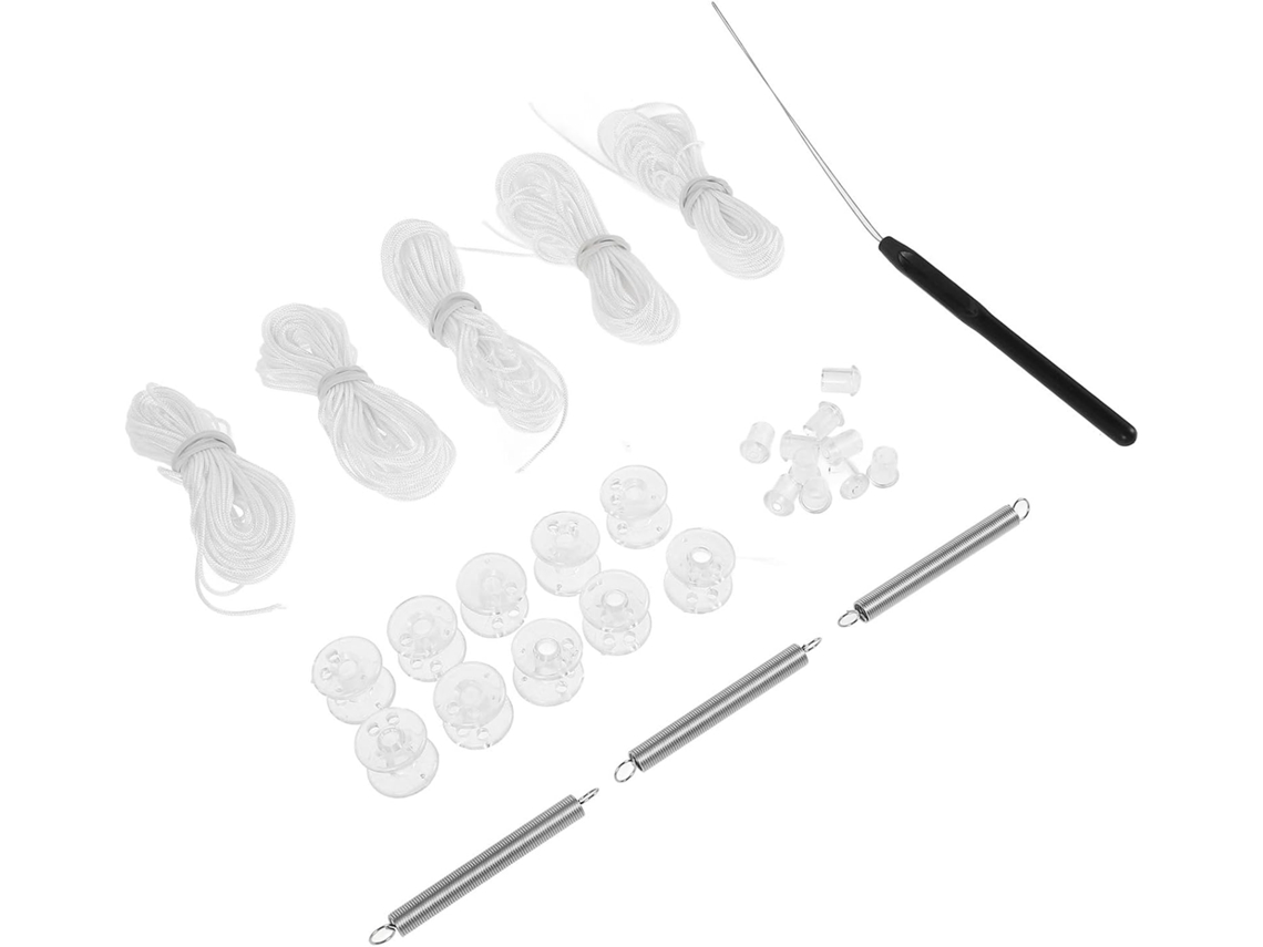 Kit De Reparo Para Ponteiras E Molas De Pom Para Cortinas De Camping Plissadas.