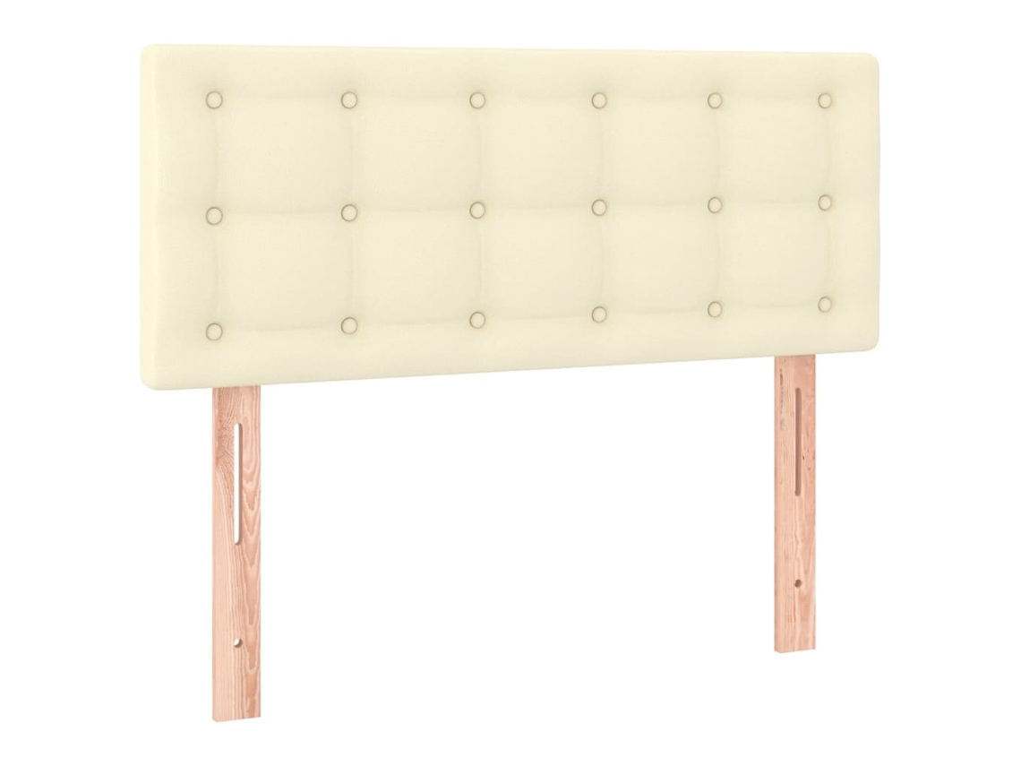 Headboard, Headboards Vidaxl Creme Couro Artificial (90 Cm)