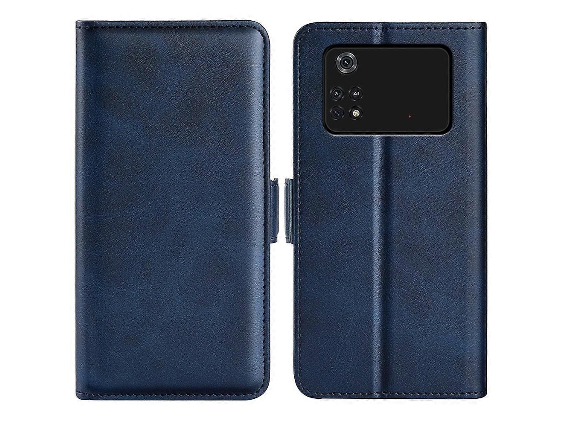 Capa De Couro Com Fecho Magnético Duplo E Flip Horizontal Para Xiaomi Poco M4 Pro 4g
