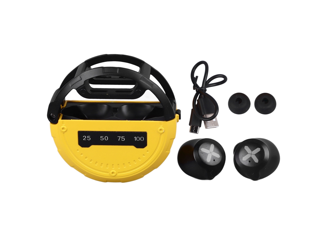 Fones de Ouvido Sem Fio Bluetooth 5.3, Elegantes, de Metal, para Jogos, Chamadas e Música CHABERLU