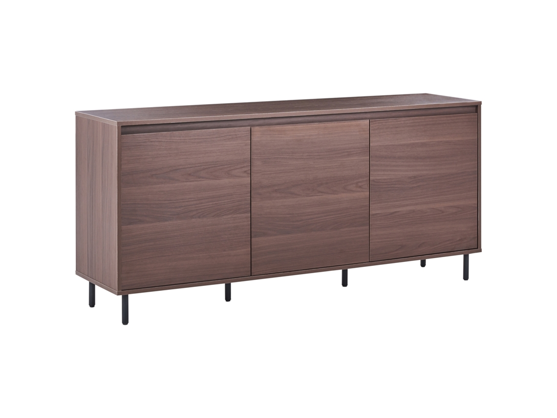 Armario Beliani Nikea De Mdf, Tablero De Partículas Marrón 165x40x75