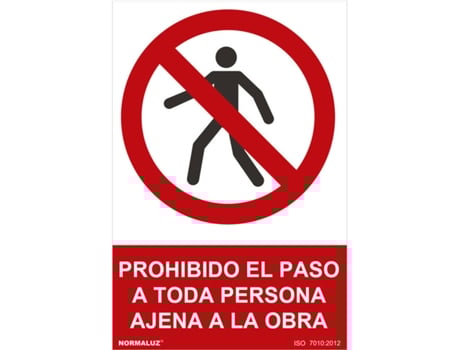 Sinal Proibido NORMALUZ 