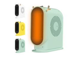 Mini aquecedor 220V 500-1000W, controle inteligente de temperatura, suprimento de ar de ângulo amplo de 45 °, garantia de segurança dupla - verde