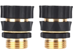 2 Peças De Conector Rápido Mangueira Latão G3/4, Bico Irrigação Alta