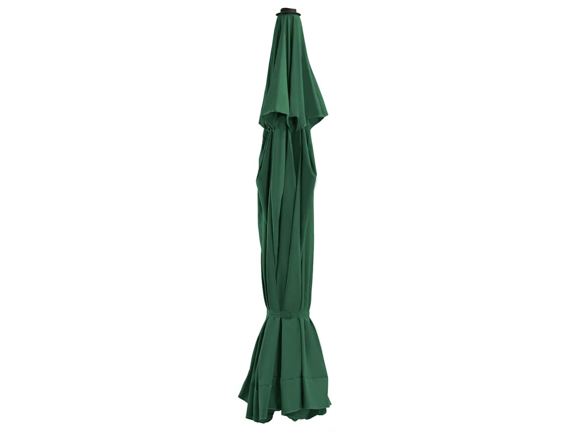 Vidaxl Tecido De Substituição P/ Guarda-sol De Exterior 515 Cm Verde