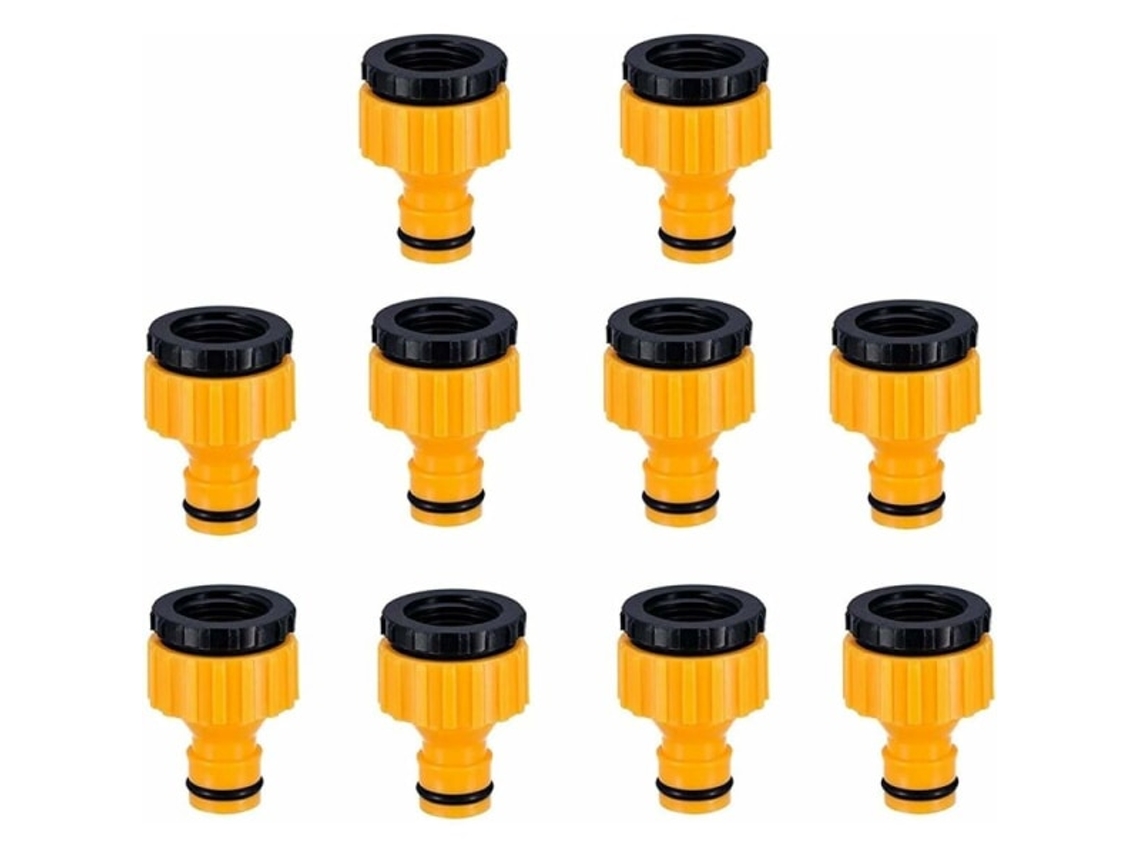 Conjunto De 10 Conectores Torneira Com Rosca 2 Pol 1 1/2 E 3/4