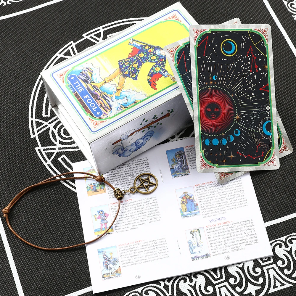Conjunto De Cartas De Tarô Para Jogo De Mesa Em Pvc, Ideal Para Adivinhação.
