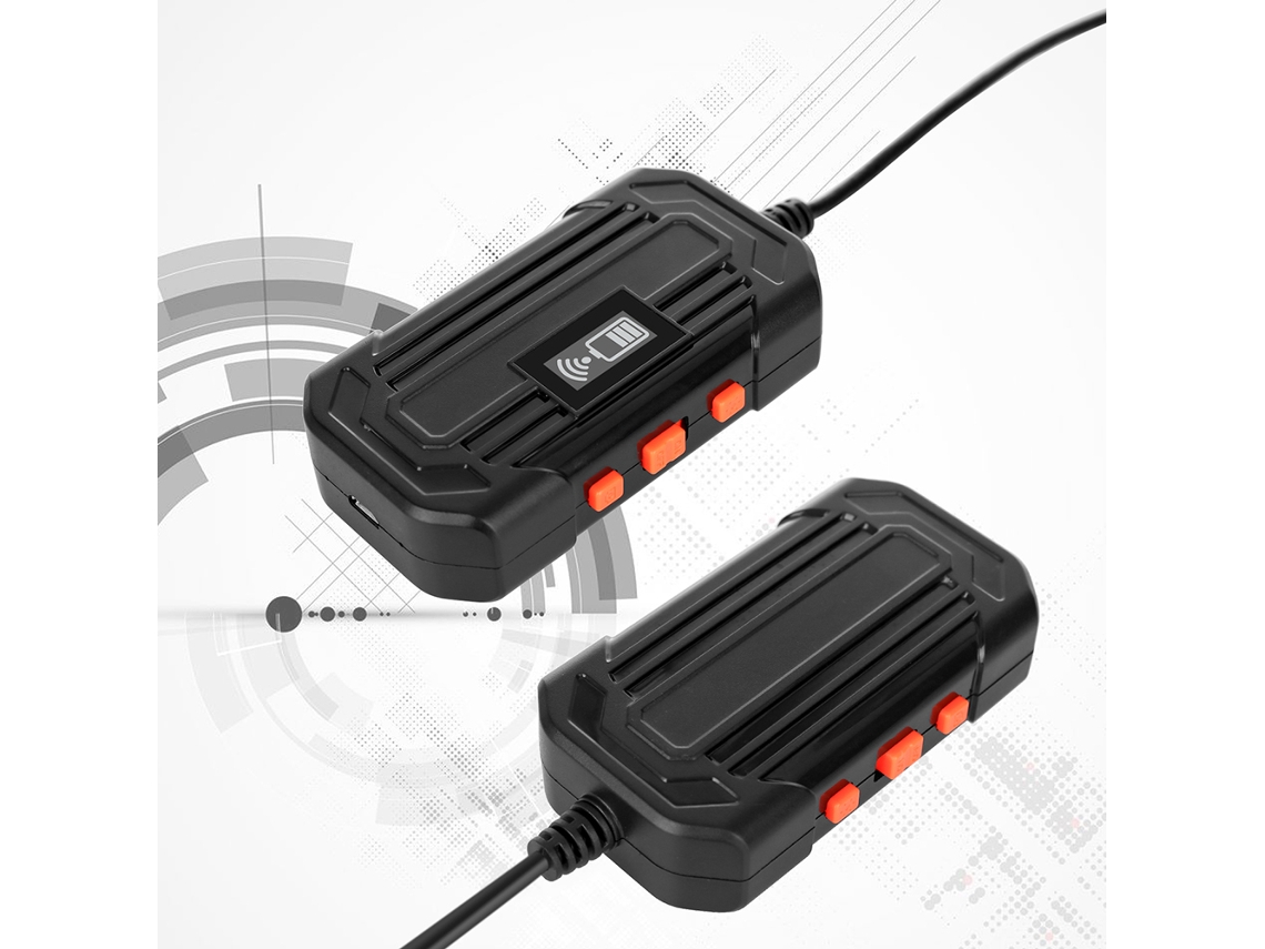 Borescope Industrial Sem Fio 3.9mm Lente 1080p Ip67 6 Leds Ajustáveis Bateria 2600mah Compatível com Ios/android