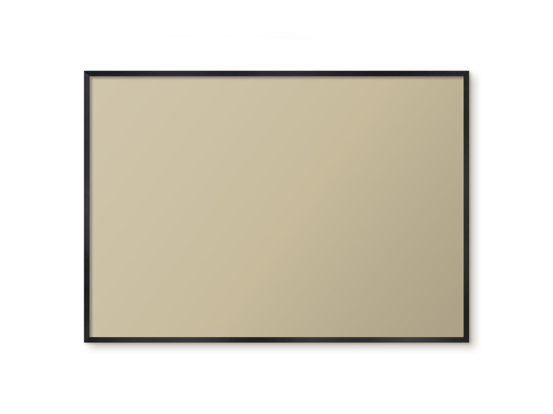 Magnetic Board Strong Orange For The Living Room Espelharte (100x70 Cm)