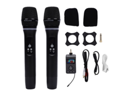 Microfone sem fio EOOCOO para karaokê com reverb e Bluetooth