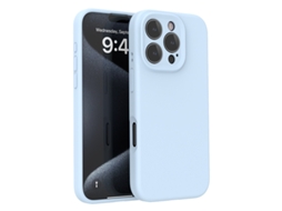 (azul Celeste, Iphone 15 Pro Max) Caso De Telefone De Silicone Líquido Para A Série Iphone, Lente Totalmente Coberta Anti-queda