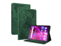 Capa De Couro Halinuia Com Relevo Flor‑borboleta Para Lenovo Tab M7 3ª Geração