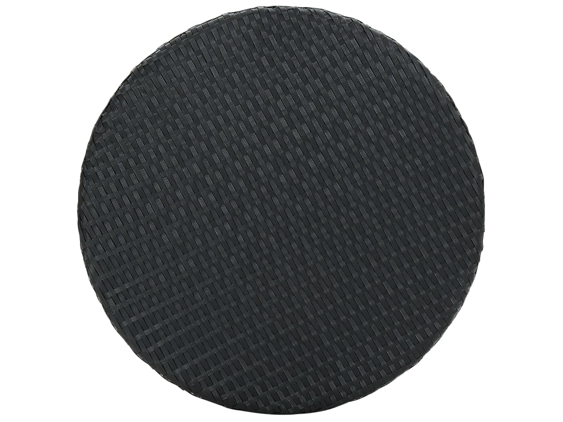 Mesa de jardim 60,5x106 cm Vime Pe Preto MAISON EXCLUSIVE
