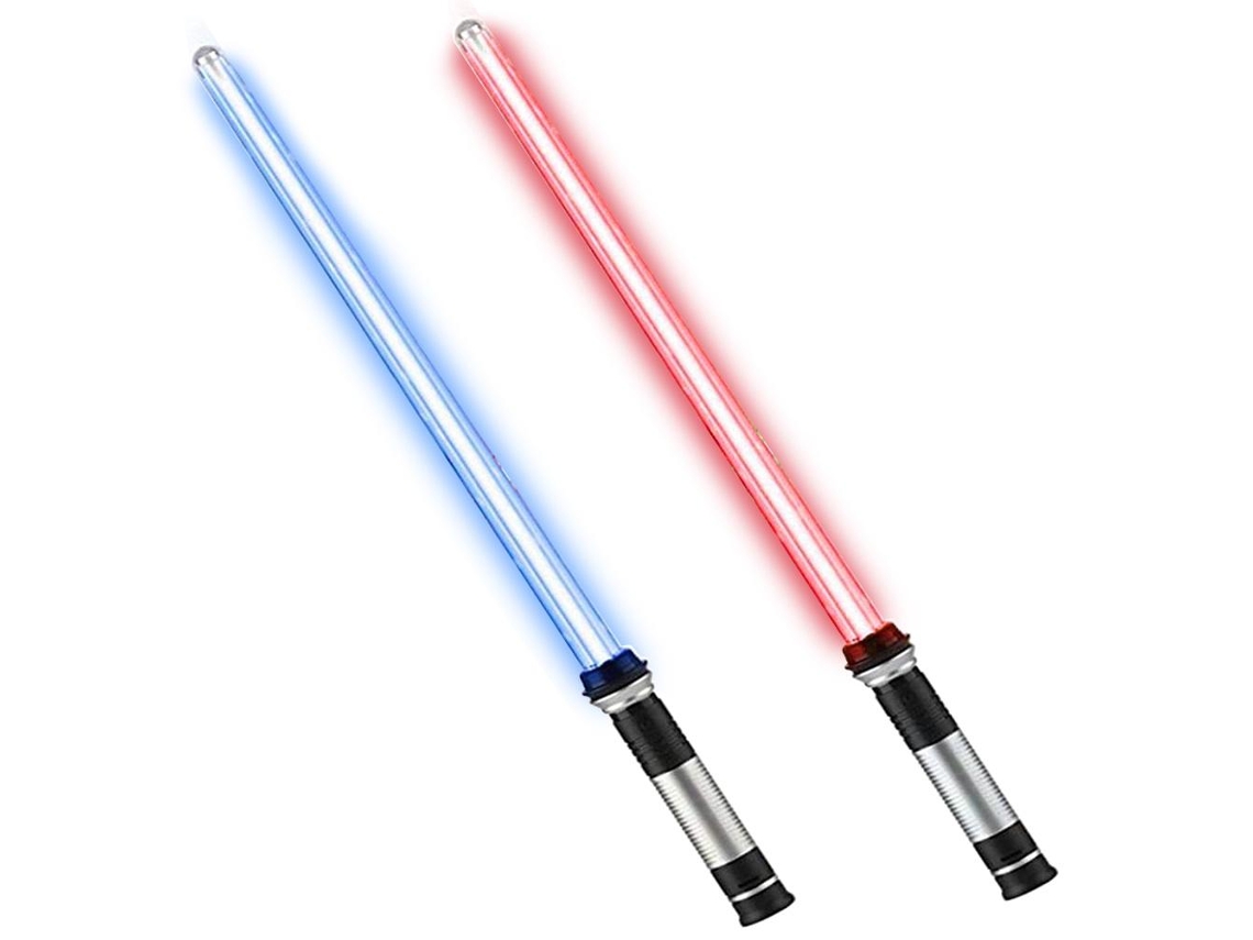 Espada Led Telescópica Com Som Iluminado Para Fantasias Infantis
