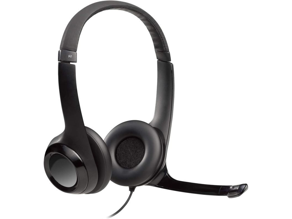 Fone com Fio para PC, Microfone de Cancelamento de Ruído
