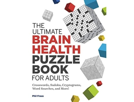 Livro The Ultimate Brain Health Puzzle Book for Adults de Phil Fraas (Inglês)
