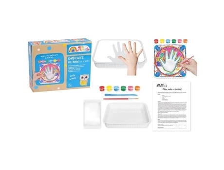 Kit de criação de impressão de mão a laser criativa para artista com idades entre 5 e 7 anos
