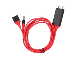 Cabo Adaptador Hdmi 1080p para Celular e Tablet, Conector Tv Hd, 2m