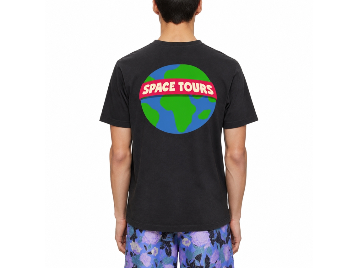 Rockinstone Space Tours Earth Tee Space Tours T-shirt Unique Designer Style