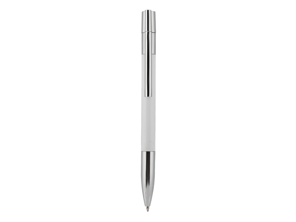 Caneta De Bola Com Pen Drive 2 Em 1 Ultra Fine Usb2.0 32g Branco