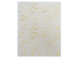 Sticker De Uñas Autoadesivo 3d Flor Ouro Decoração De Manicure Bp50