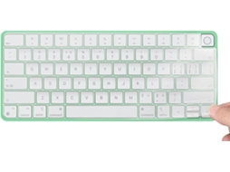 EIOORORRIY Acessórios De Proteção Para Imac 2021 De 24 Polegadas A2449 Magic Keyboard Com Touch Id, Design Durável, Capa De Teclado Ultrafina, Alta Transparência