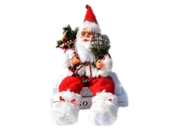 Omni decoración de Papai Noel para Armário de Natal 57cm/23in, Adorno de Natal, Adequado para Uso Interno e Externo Rojo