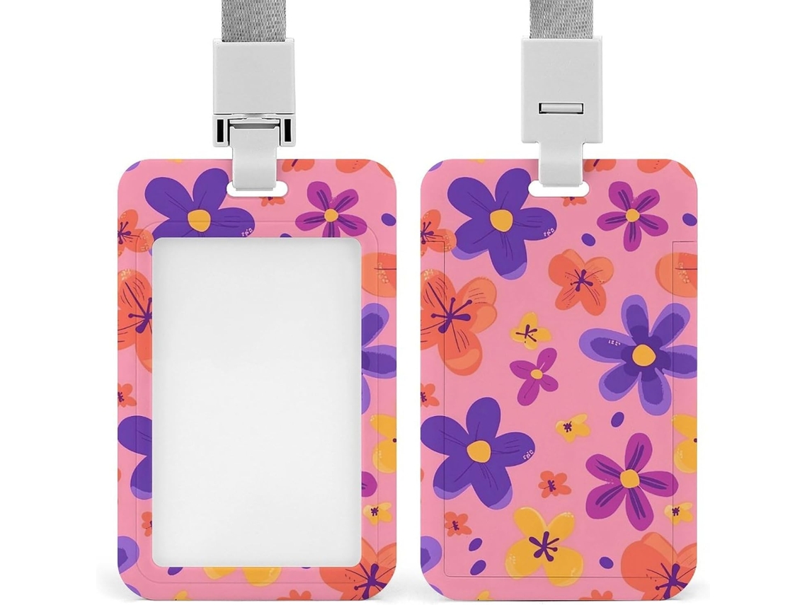 Clipe Crachá, Design Animado Estilo Suave e Simples, Com Cordão, Porta Crachá, Cordão Identificação, Porta