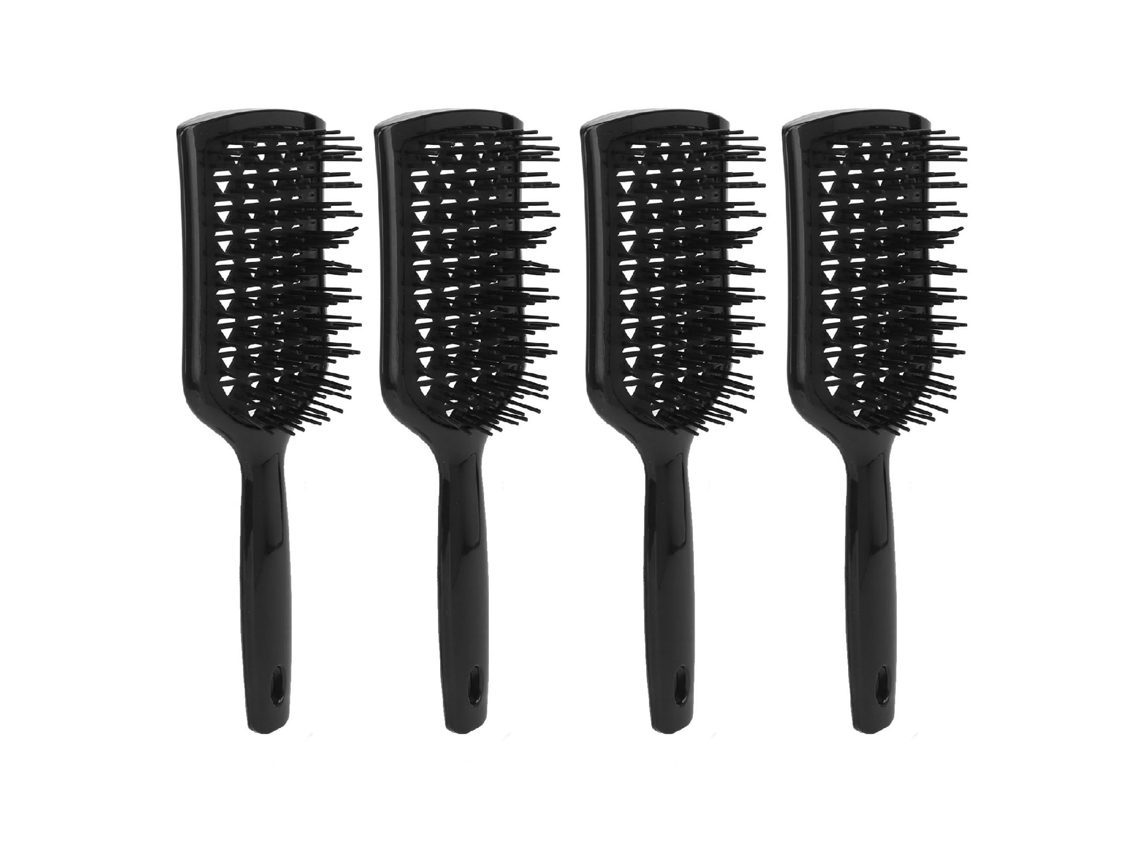 4pcs Pente De Cabelo Vented Paddle Para Secar Cabelo Molhado Seco Crespo Grosso Liso Sem Quebrar