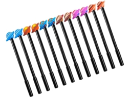 Nuobesty Conjunto De 12 Canetas Gel Coloridas Planetárias, Ergonômicas
