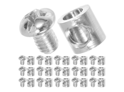 Conjunto De 30 Abraçadeiras Reutilizáveis Para Cabos De Cobre.