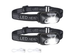 Lanterna Frontal Led com Sensor de Movimento 2 unidades S/MARCA