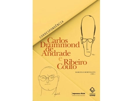 Livro Correspondência de Carlos Drummond De Andrade & Ribeiro Couto (Português-Brasil)