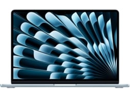 MacBook Air APPLE Azul Céu (Outlet Caixa Aberta - 13.6'' - Apple M4 10-Core - RAM: 16 GB - 256 GB SSD - 8-Core)