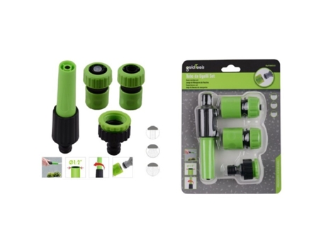 Conjunto 4 Bocais 1/2 Rega Jardim Conector 90015 KAELA