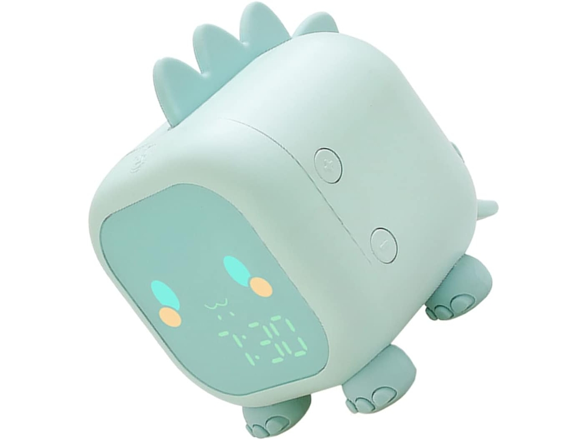 Despertador Eletrônico Healifty, Superfície De Plástico Verde Lisa E Durável, Design De Animais Simples E Elegante Para